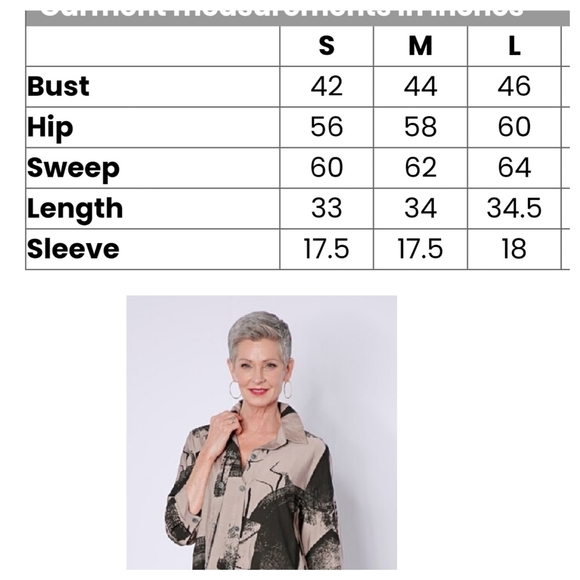 Nwt RED CORAL graphic print collar top - Picture 2 of 5